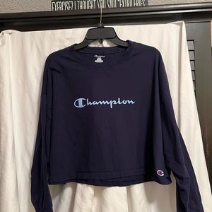 Champion crop tee shirt.